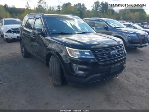 1FM5K8GT6HGD46504 — 2017 Ford Explorer, Правый бок, фото до ремонта