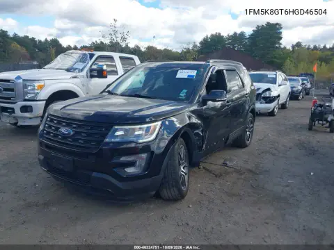 2017 Ford Explorer Sport VIN 1FM5K8GT6HGD46504 фото 3