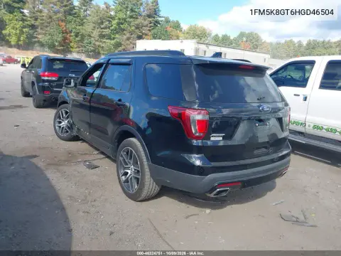 2017 Ford Explorer Sport VIN 1FM5K8GT6HGD46504 фото 4