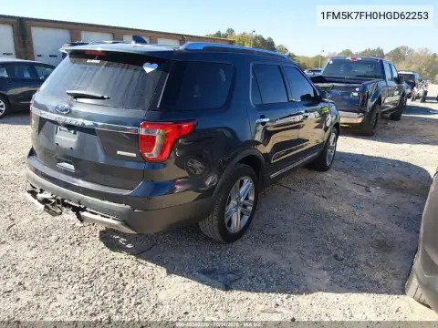 1FM5K7FH0HGD62253 — 2017 Ford Explorer, zdjęcie 5 z IAAI 28.10.2026, Tył