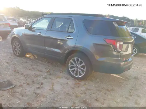 2017 Ford Explorer Limited VIN 1FM5K8F86HGE20498 фото 3