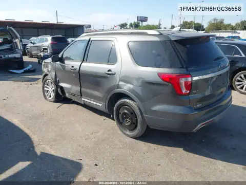 1FM5K7DH6HGC36658 — 2017 Ford Explorer, фото 3 с аукциона IAAI, ПЕРЕДНЯЯ ЧАСТЬ
