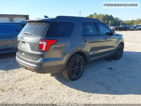 1FM5K8D83HGC64505 — 2017 Ford Explorer, foto 5 de IAAI 28.10.2026, Delantera izquierda