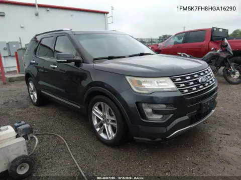 1FM5K7FH8HGA16290 — 2017 Ford Explorer, Grad, zdjęć przed naprawą