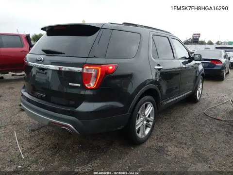 1FM5K7FH8HGA16290 — 2017 Ford Explorer, фото 5 з IAAI 30.10.2026, Град