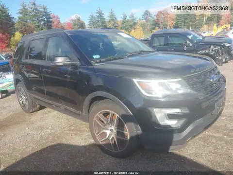 1FM5K8GT0HGA52368 — 2017 Ford Explorer, Normalne zużycie, zdjęć przed naprawą