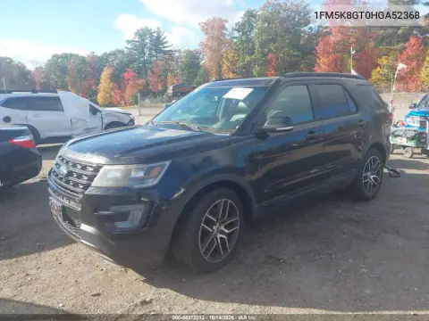 1FM5K8GT0HGA52368 — 2017 Ford Explorer, zdjęcie 2 z IAAI 30.10.2026, Normalne zużycie