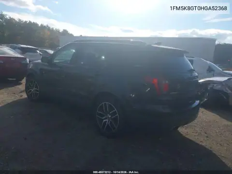 1FM5K8GT0HGA52368 — 2017 Ford Explorer, zdjęcie 3 z IAAI 30.10.2026, Normalne zużycie