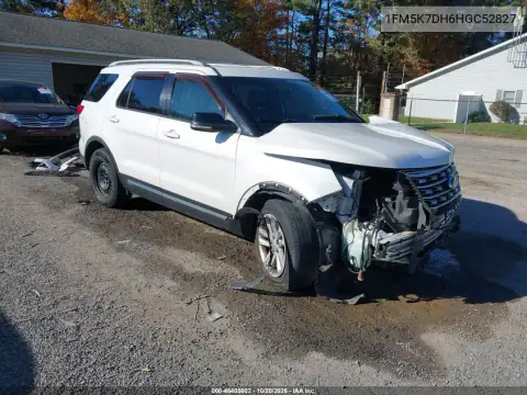 1FM5K7DH6HGC52827 — 2017 Ford Explorer, photo 2 from IAAI, Front end