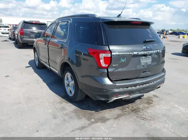 1FM5K7D86JGA79672 — 2018 Ford Explorer, zdjęcie 3 z IAAI 07.10.2026, Tył