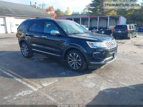 1FM5K8HT5JGC20736 — 2018 Ford Explorer, Tył, zdjęć przed naprawą