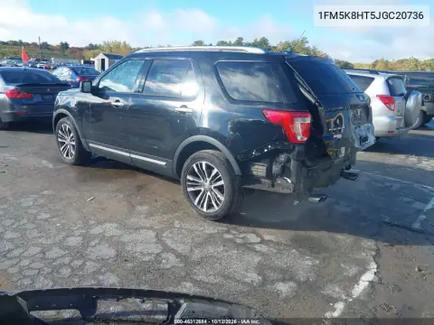 1FM5K8HT5JGC20736 — 2018 Ford Explorer, zdjęcie 4 z IAAI, Tył