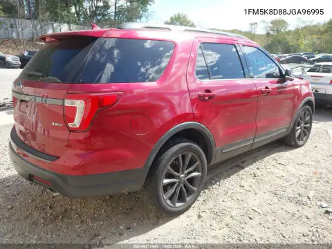 2018 Ford Explorer Xlt VIN 1FM5K8D88JGA96995 фото 5