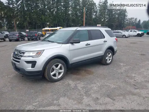 1FM5K8BH0JGC57214 — 2018 Ford Explorer, foto 3 de IAAI 29.10.2026, Desgaste normal
