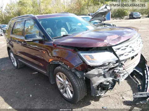 2018 Ford Explorer Xlt VIN 1FM5K8D83JGA66285 фото 2