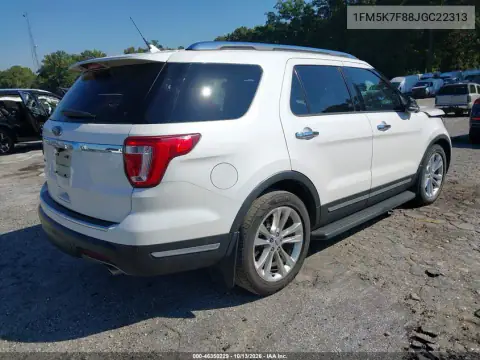 1FM5K7F88JGC22313 — 2018 Ford Explorer, фото 4 с аукциона IAAI, Передняя часть