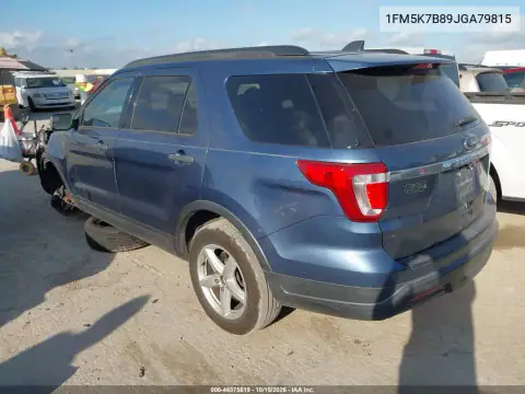 1FM5K7B89JGA79815 — 2018 Ford Explorer, photo 4 from IAAI 26.10.2026, Left front
