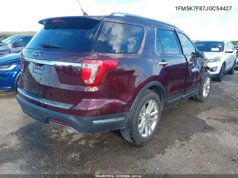 1FM5K7F87JGC54427 — 2018 Ford Explorer, zdjęcie 5 z IAAI, Prawy bok