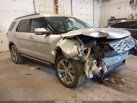 1FM5K7F82JGA36671 — 2018 Ford Explorer, ПЕРЕДНЯЯ ЧАСТЬ, фото до ремонта