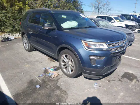 1FM5K7D86JGA30357 — 2018 Ford Explorer, Front end, before-repair photos