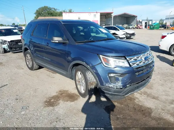 1FM5K7D82KGA37307 — 2019 Ford Explorer, Передняя часть (Front End), фото до ремонта