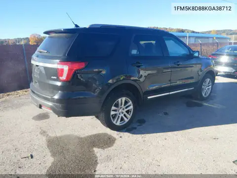 1FM5K8D88KGA38712 — 2019 Ford Explorer, photo 5 from IAAI, Front end