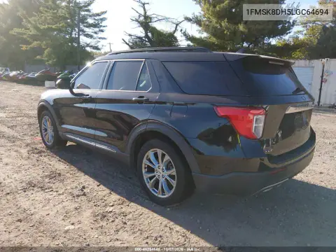 2020 Ford Explorer Xlt VIN 1FMSK8DH5LGC64694 фото 3