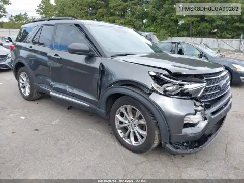 1FMSK8DH0LGA99282 — 2020 Ford Explorer, photo 2 from IAAI, Front end