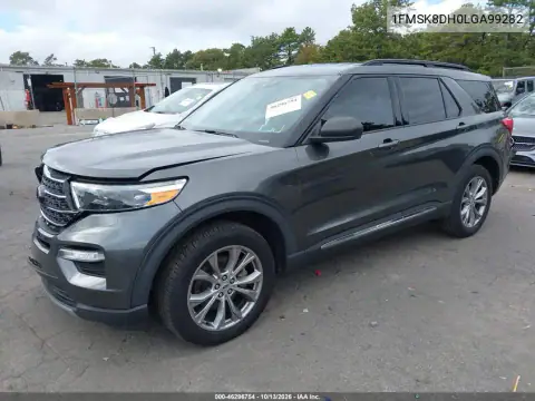 1FMSK8DH0LGA99282 — 2020 Ford Explorer, photo 3 from IAAI, Front end
