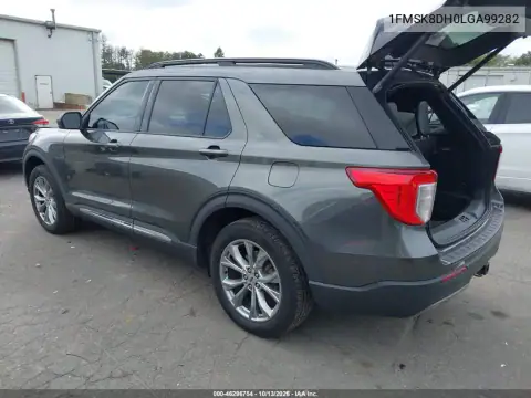 1FMSK8DH0LGA99282 — 2020 Ford Explorer, photo 4 from IAAI, Front end
