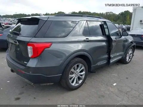 1FMSK8DH0LGA99282 — 2020 Ford Explorer, photo 5 from IAAI, Front end