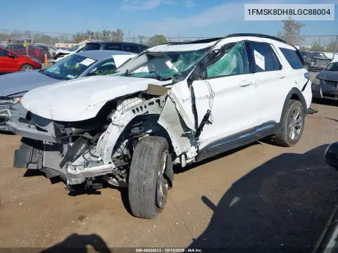 1FMSK8DH8LGC88004 — 2020 Ford Explorer, фото 2 с аукциона IAAI, Опрокидывание