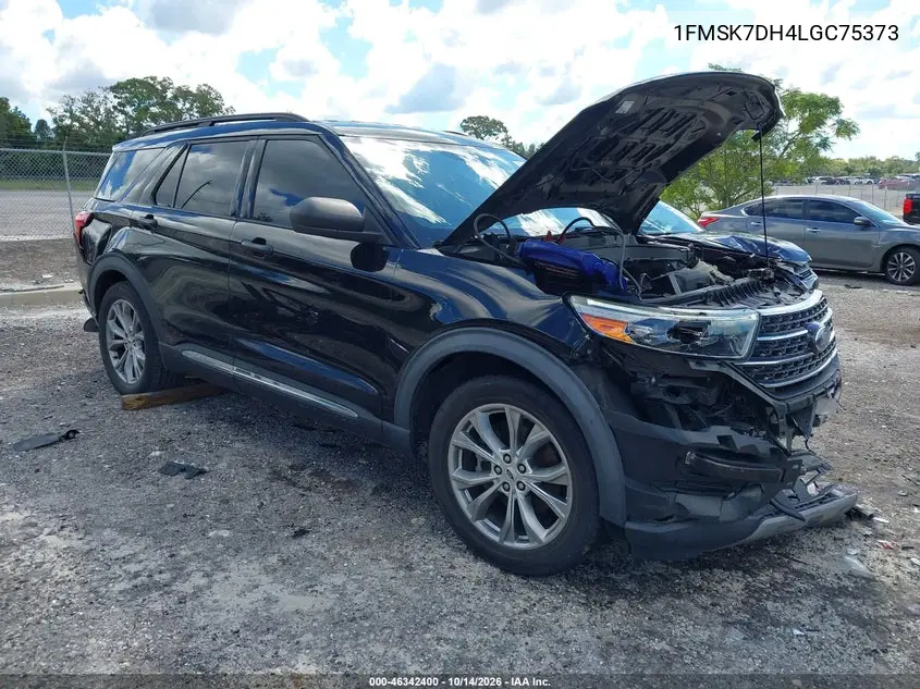 1FMSK7DH4LGC75373 Ford Explorer 2020 — повреждение Передняя и задняя части, фото до ремонта
