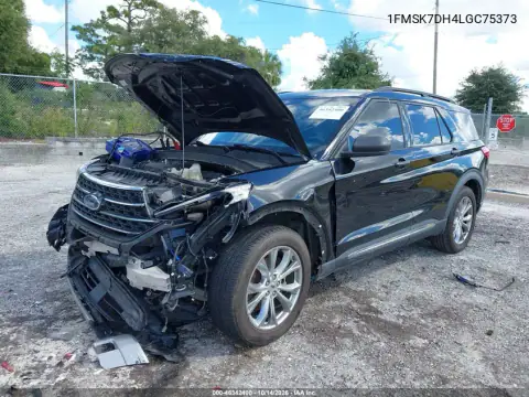 1FMSK7DH4LGC75373 — 2020 Ford Explorer, фото 2 с аукциона IAAI, Передняя и задняя части
