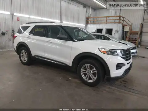 1FMSK8DH3LGC81347 — 2020 Ford Explorer, Естественный износ, фото до ремонта