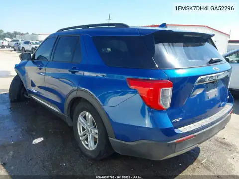 1FMSK7DH4LGA52296 — 2020 Ford Explorer, фото 3 с аукциона IAAI, Передняя часть