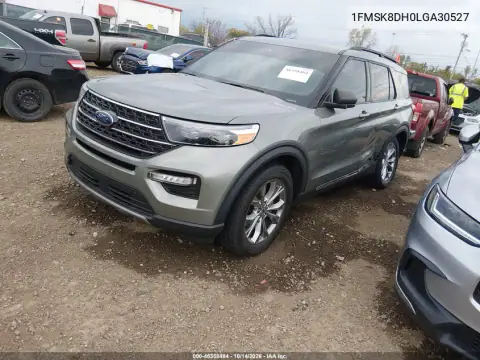 1FMSK8DH0LGA30527 — 2020 Ford Explorer, photo 3 from IAAI, Left side