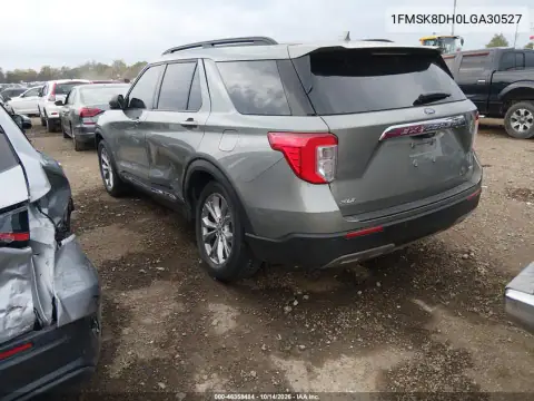 1FMSK8DH0LGA30527 — 2020 Ford Explorer, photo 4 from IAAI, Left side