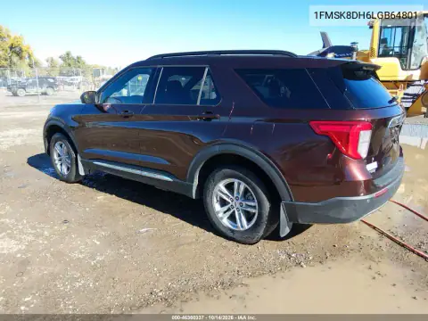 1FMSK8DH6LGB64801 — 2020 Ford Explorer, photo 4 from IAAI, Hail