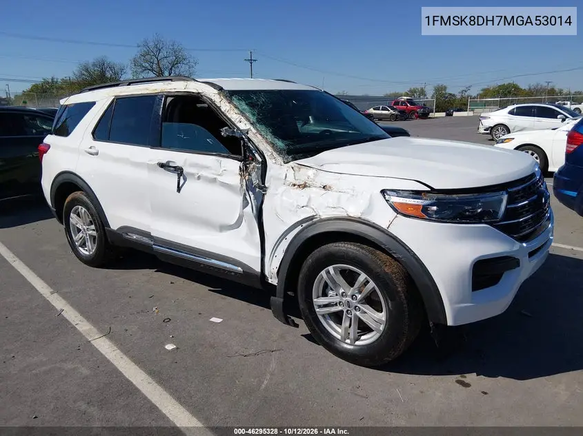 1FMSK8DH7MGA53014 — 2021 Ford Explorer, photo 2 from IAAI, Right side