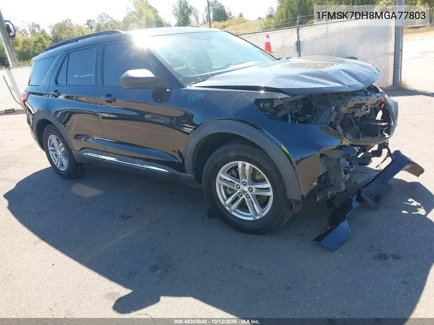 1FMSK7DH8MGA77803 Ford Explorer 2021 — Front end damage, before-repair photo