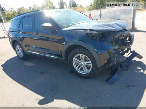 1FMSK7DH8MGA77803 — 2021 Ford Explorer, Przód, zdjęć przed naprawą