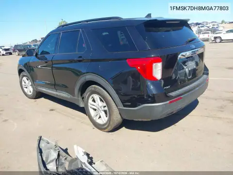 1FMSK7DH8MGA77803 — 2021 Ford Explorer, photo 3 from IAAI, Front end