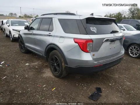 1FMSK7DH5MGA69478 — 2021 Ford Explorer, zdjęcie 3 z IAAI, Lewy przód