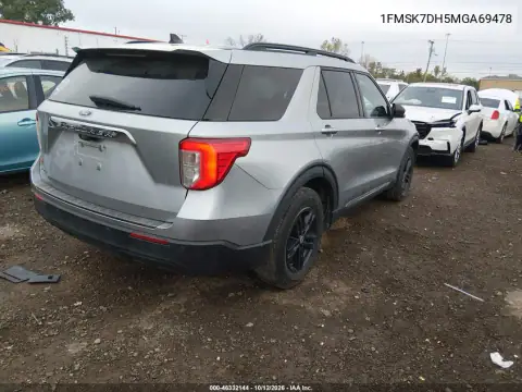 1FMSK7DH5MGA69478 — 2021 Ford Explorer, zdjęcie 4 z IAAI, Lewy przód