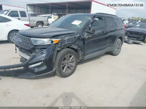 1FMSK7DH8MGA15138 — 2021 Ford Explorer, photo 2 from IAAI, Front end