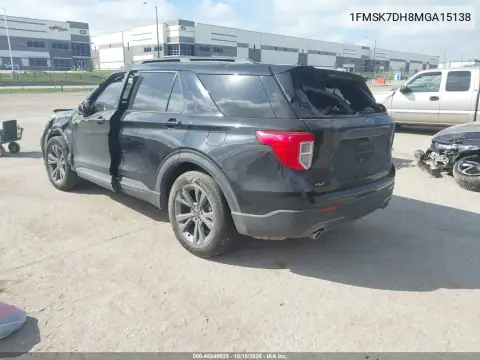 1FMSK7DH8MGA15138 — 2021 Ford Explorer, photo 3 from IAAI, Front end