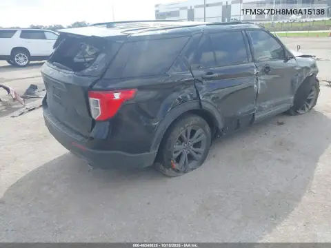 1FMSK7DH8MGA15138 — 2021 Ford Explorer, photo 4 from IAAI, Front end