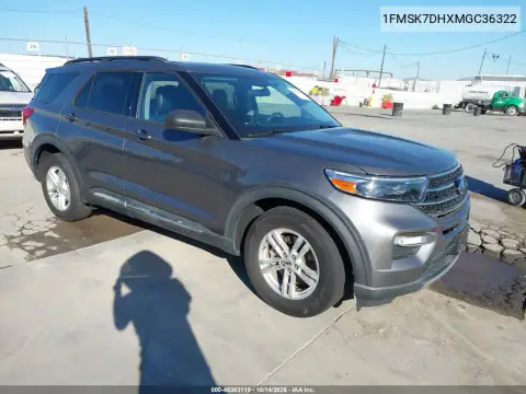 1FMSK7DHXMGC36322 — 2021 Ford Explorer, Left rear, before-repair photos