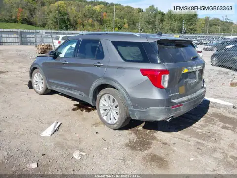 1FMSK8FH5MGB63363 — 2021 Ford Explorer, photo 4 from IAAI, Front end